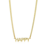 HAPPY Necklace - essentialsjewels.com