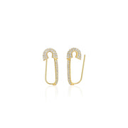 Safety Pin Earrings - essentialsjewels.com