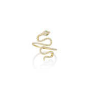 Spiral Snake Ring - essentialsjewels.com