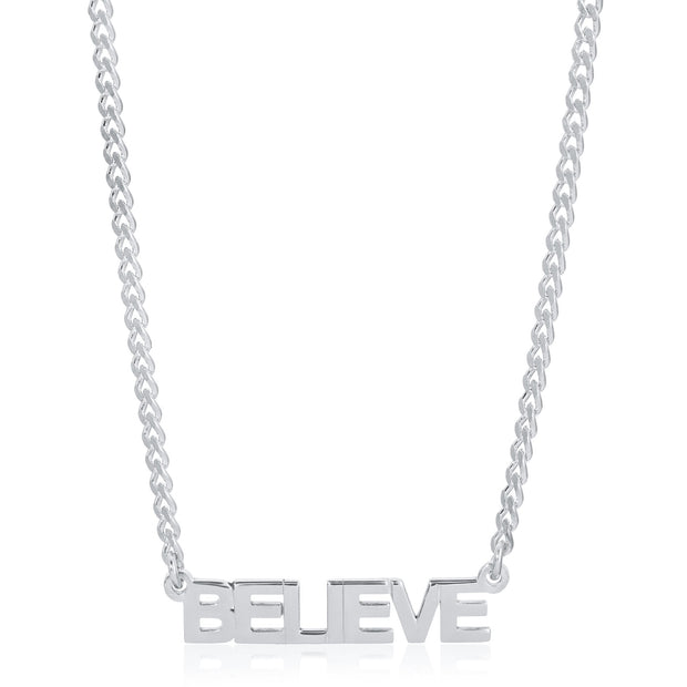 BELIEVE Necklace - essentialsjewels.com