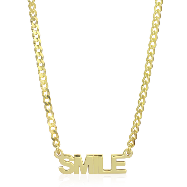 SMILE Necklace - essentialsjewels.com