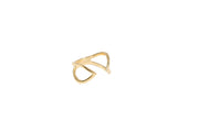 Open Solid Claw Ring - essentialsjewels.com