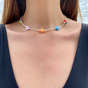 Multi Charm Pearl Necklace - essentialsjewels.com