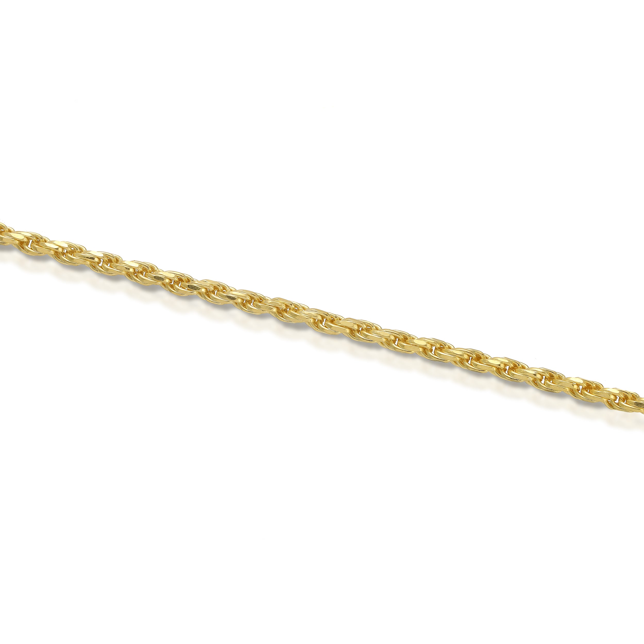 Essentials Jewels Thin Rope Bracelet - Gold