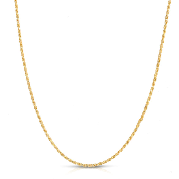 Thin Rope Chain Necklace - essentialsjewels.com
