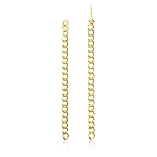 Cuban Chain Earrings - essentialsjewels.com