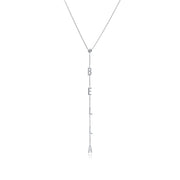 Bezel Drop Name Necklace - essentialsjewels.com