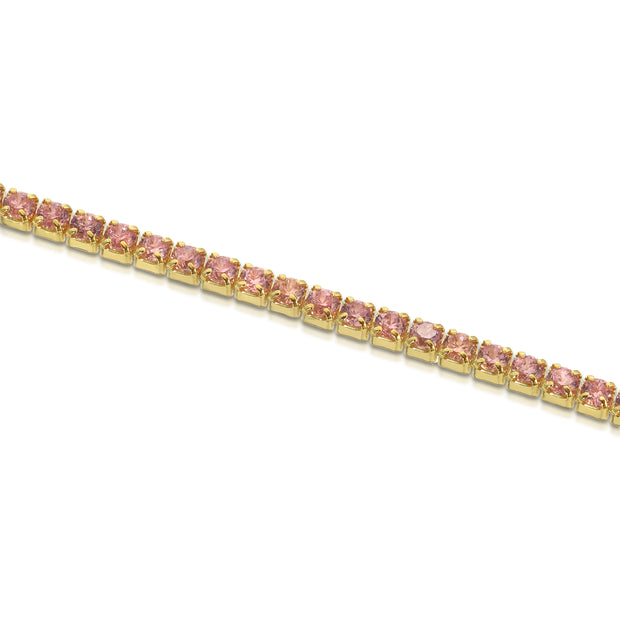 Colored Tennis Bracelet - essentialsjewels.com