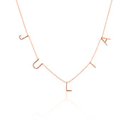 Solid Name Necklace - essentialsjewels.com