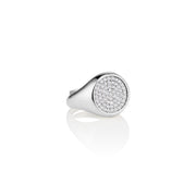 Round Pave Adjustable Ring - essentialsjewels.com